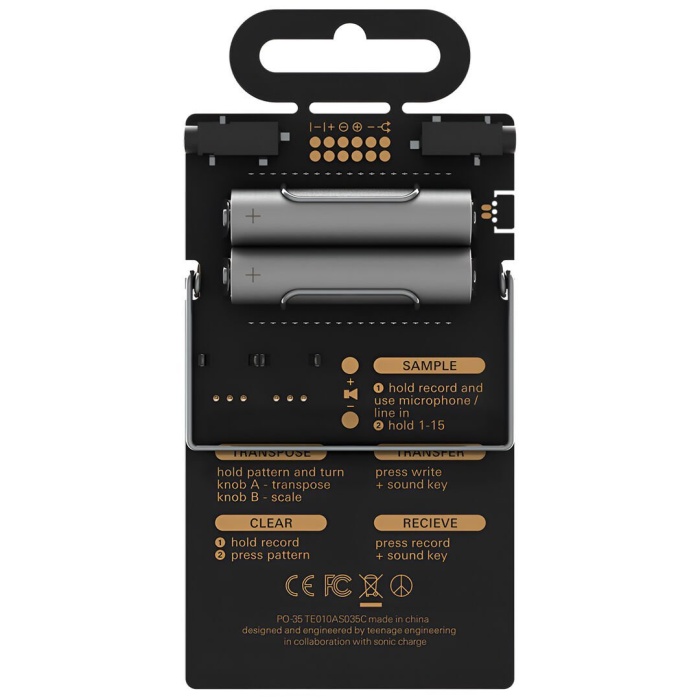 Teenage Engineering 10 0017 PO-35 Speak | Vokal Sentezleyici ve Sampler Dahili Mikrofon